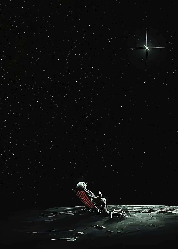 Astronaut Aesthetic Moon
