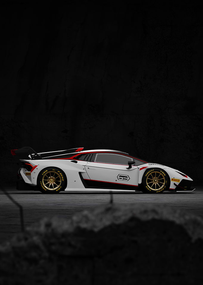 Lamborghini Huracan GT3 Evo 2 - Side View