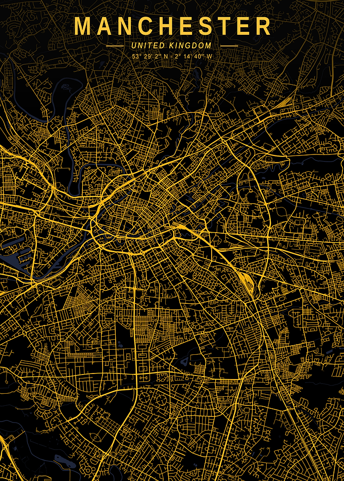 Manchester Golden City Map