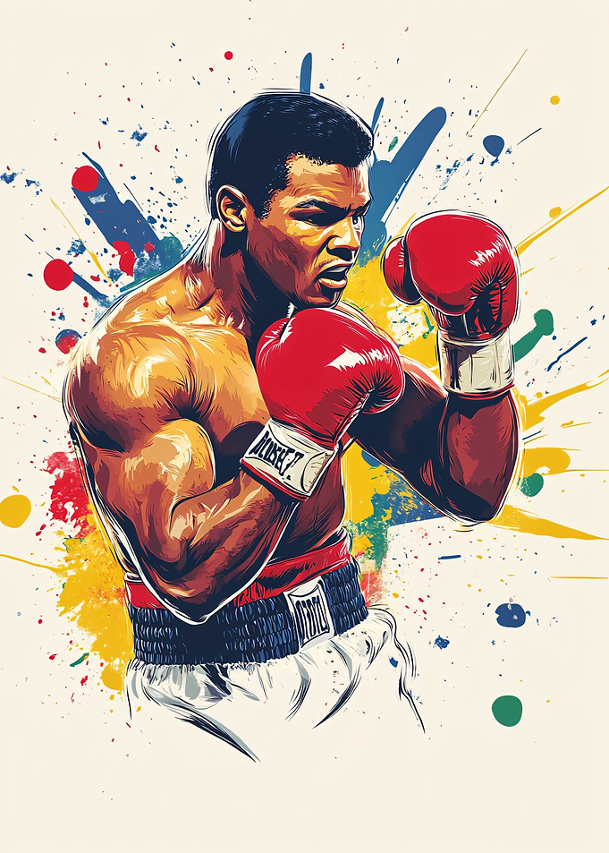 Muhammad Ali Boxing Art