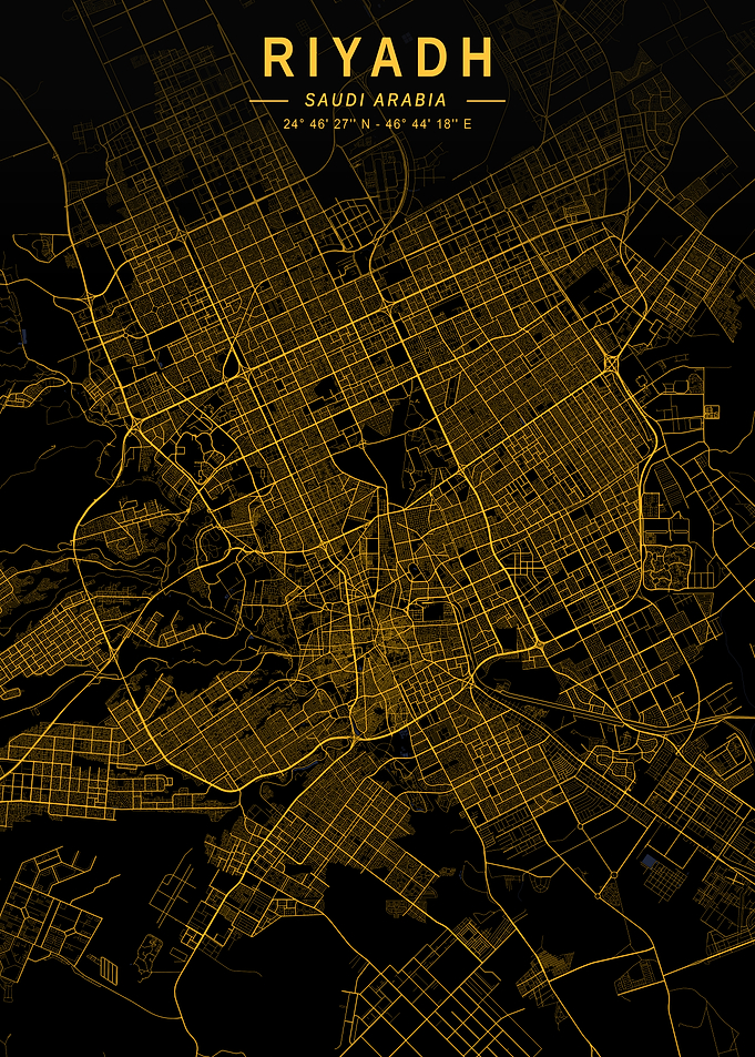 Riyadh Golden City Map