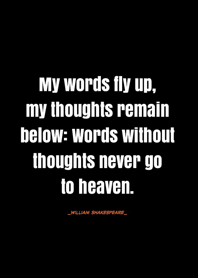 Shakespeare Quote - Words & Thoughts