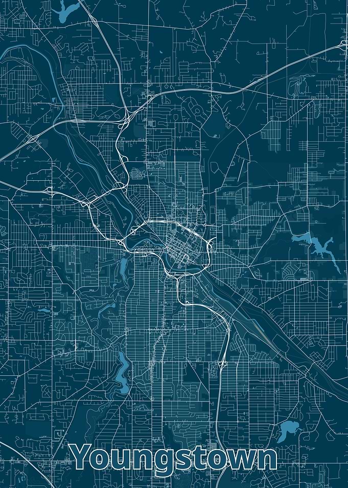 Youngstown City Map