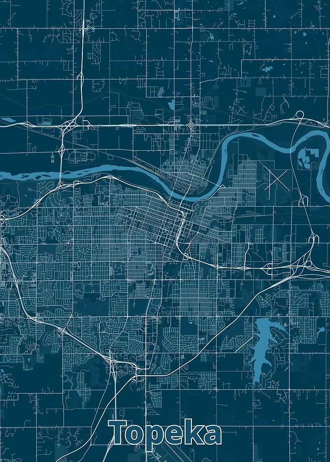 Topeka City Map