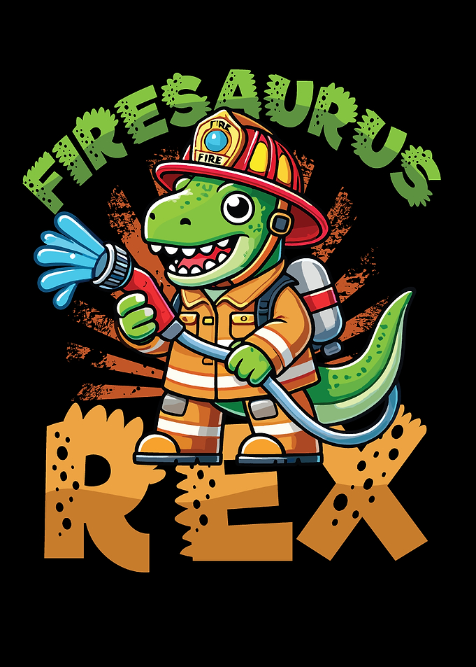 Firesaurus Trex Firefighter Dinosaur