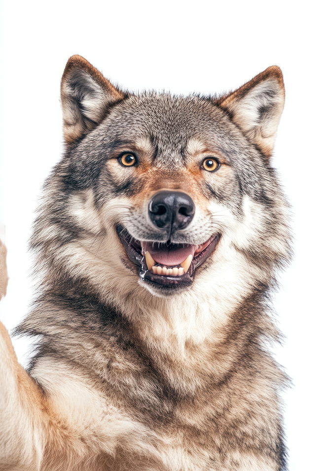 Smiling Wolf Selfie