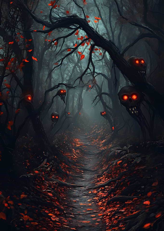 Spooky Forest Path