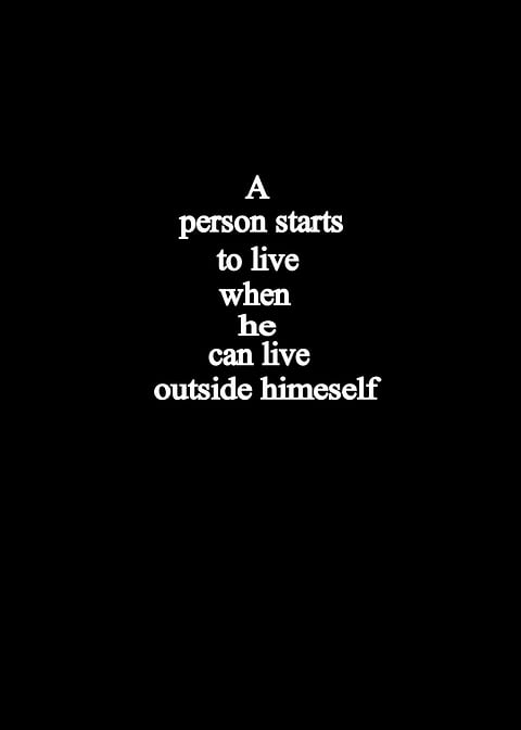 Quote on Living