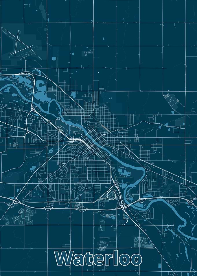 Waterloo City Map