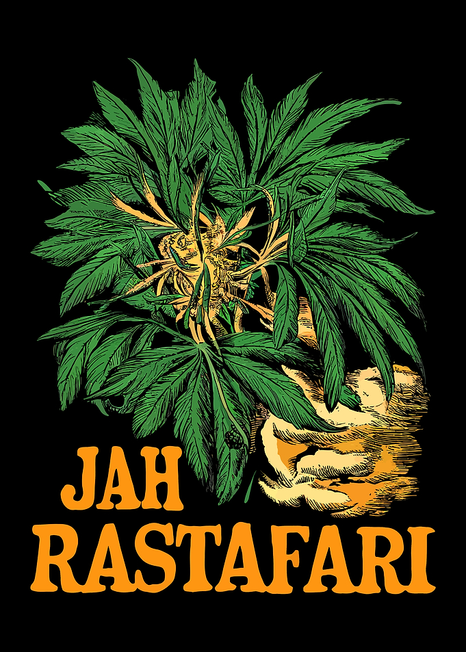 Jah Rastafari Cannabis Art