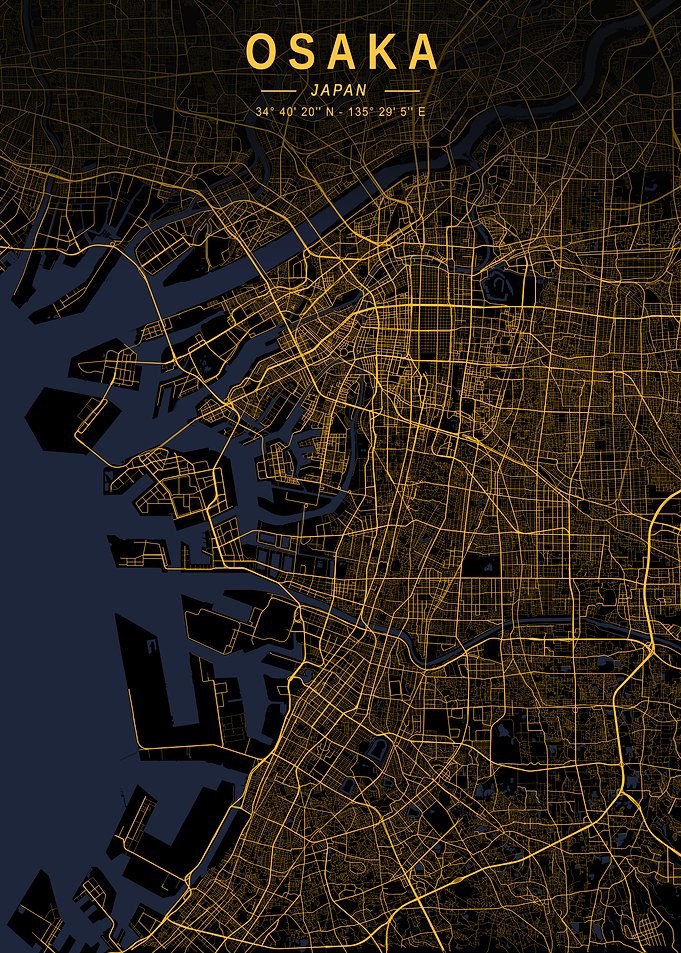 Osaka Golden City Map