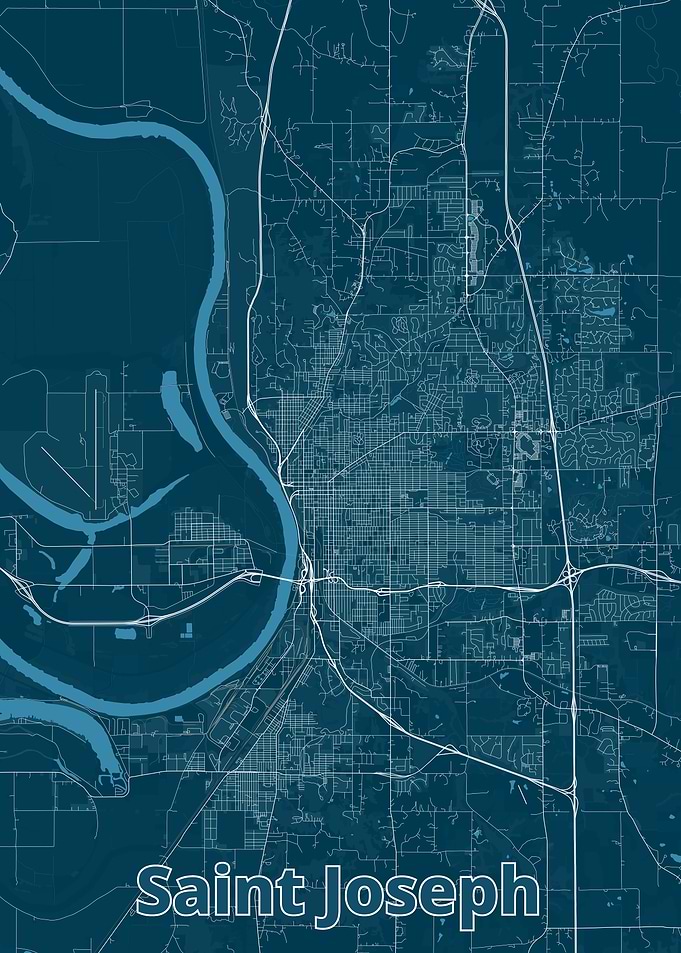 Saint Joseph City Map