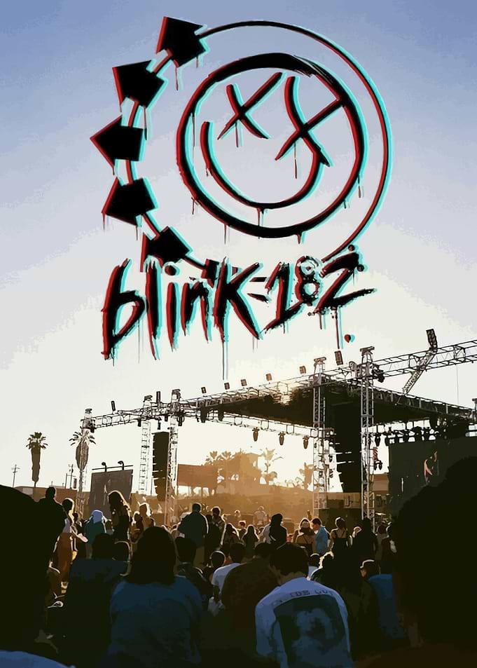 Blink-182 Concert Poster