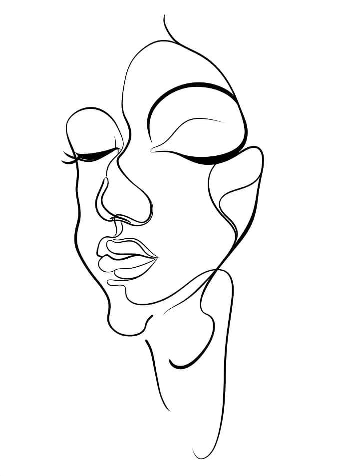 Line Art Portrait