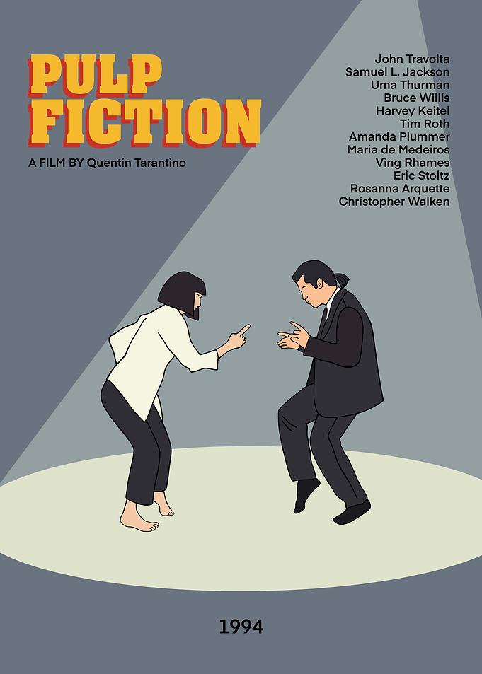 Pulp Fiction Dance Poster