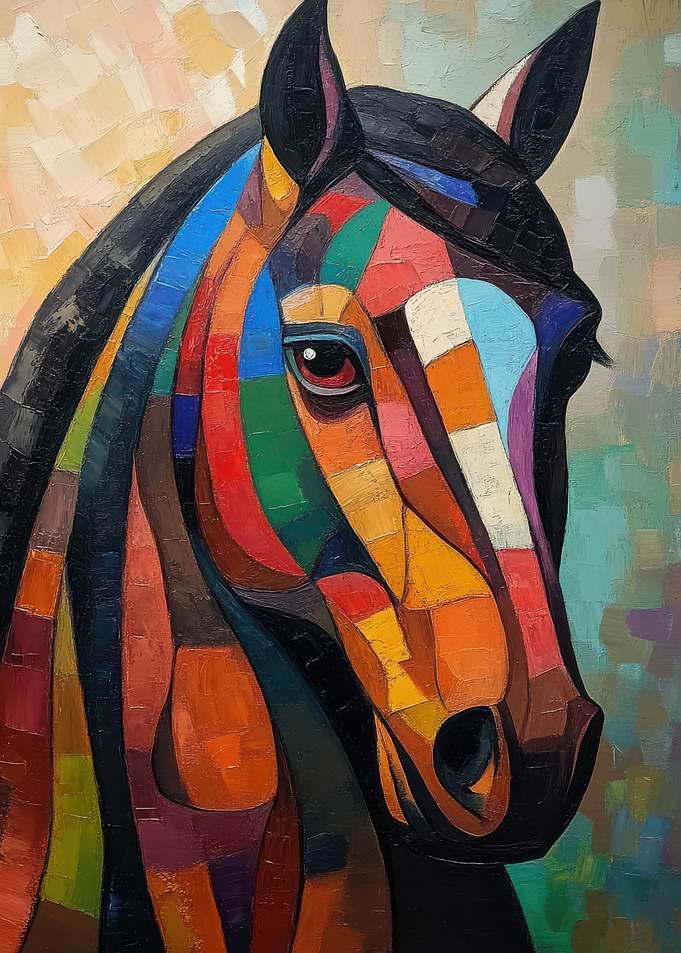 Horse Oil Painting