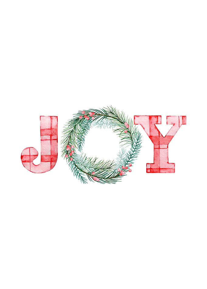 Christmas Joy Wreath
