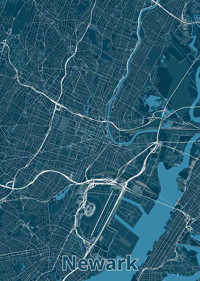 Newark City Map