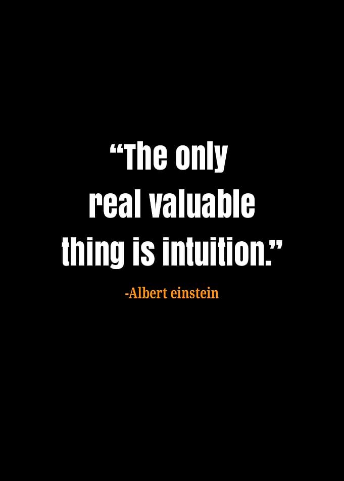 Einstein Quote on Intuition