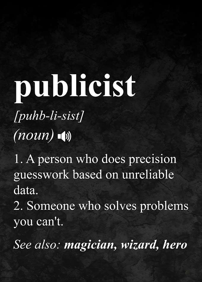Publicist Job Definition