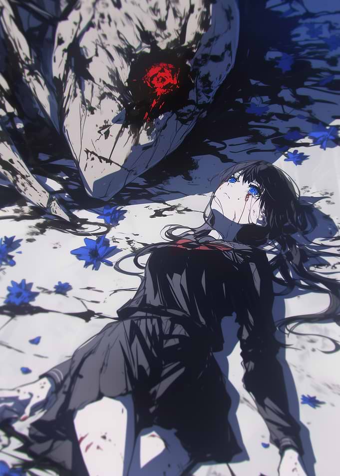 Anime Girl Fallen