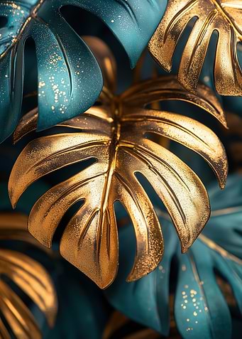 Kintsugi Monstera Leave