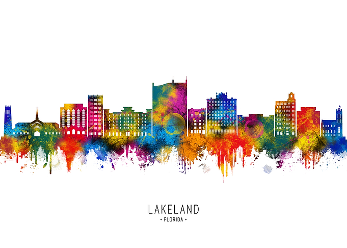 Lakeland Florida Skyline