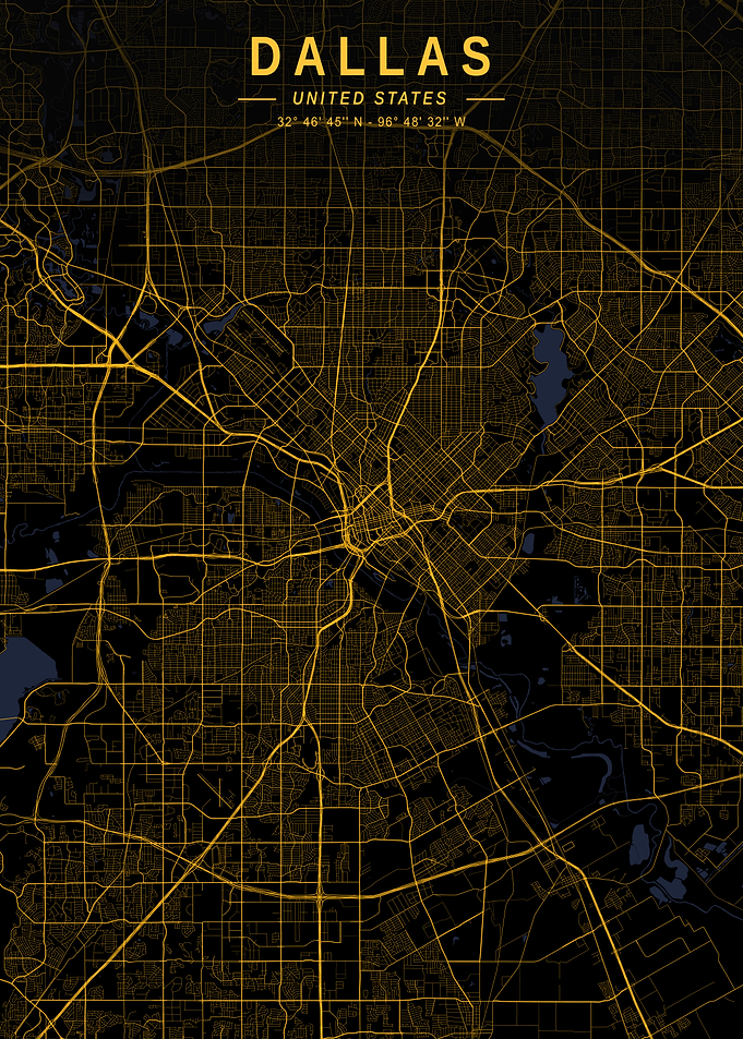 Dallas Golden City Map