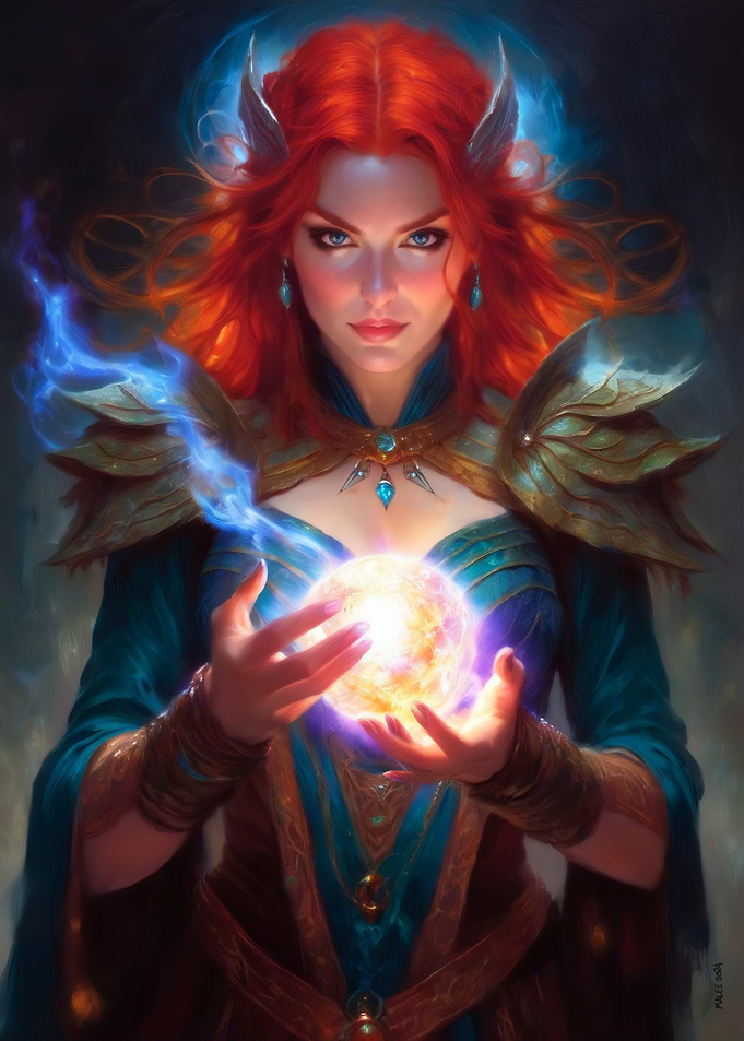 Fiery Sorceress