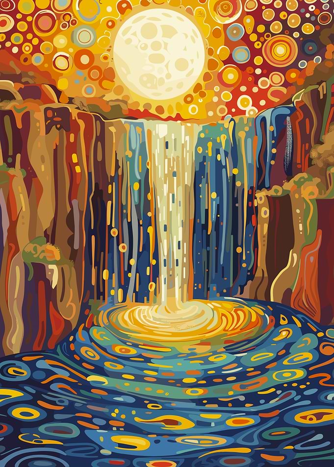 Starry Waterfall