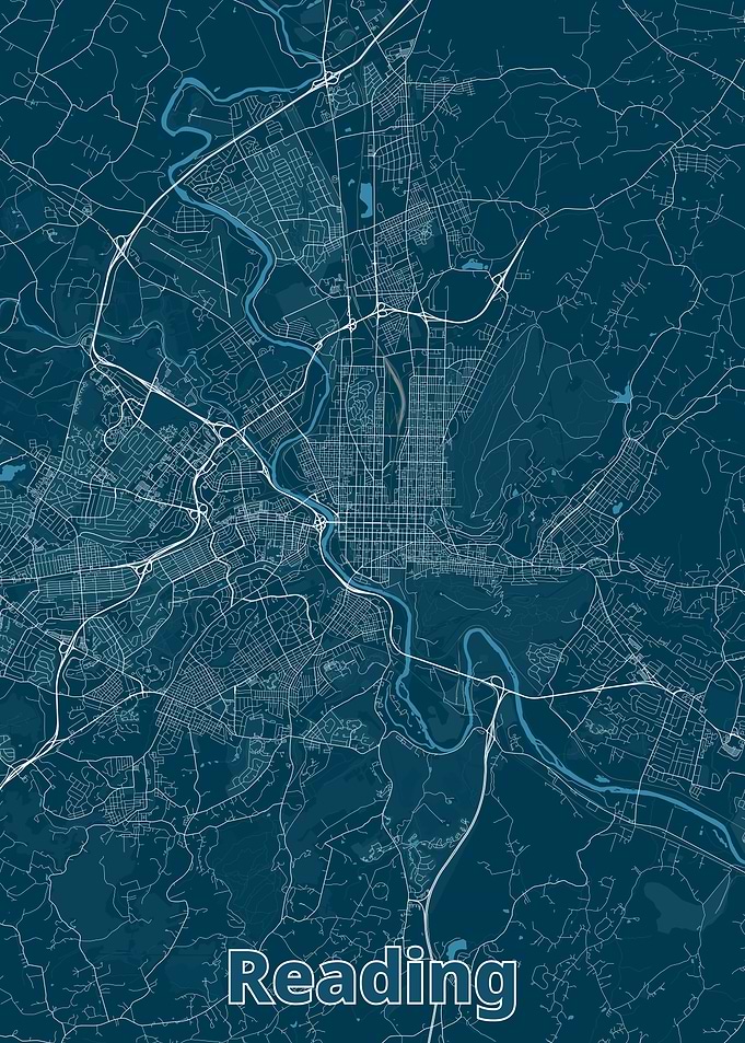 Reading City Map