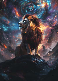 Lion King of the Cosmos galaxy