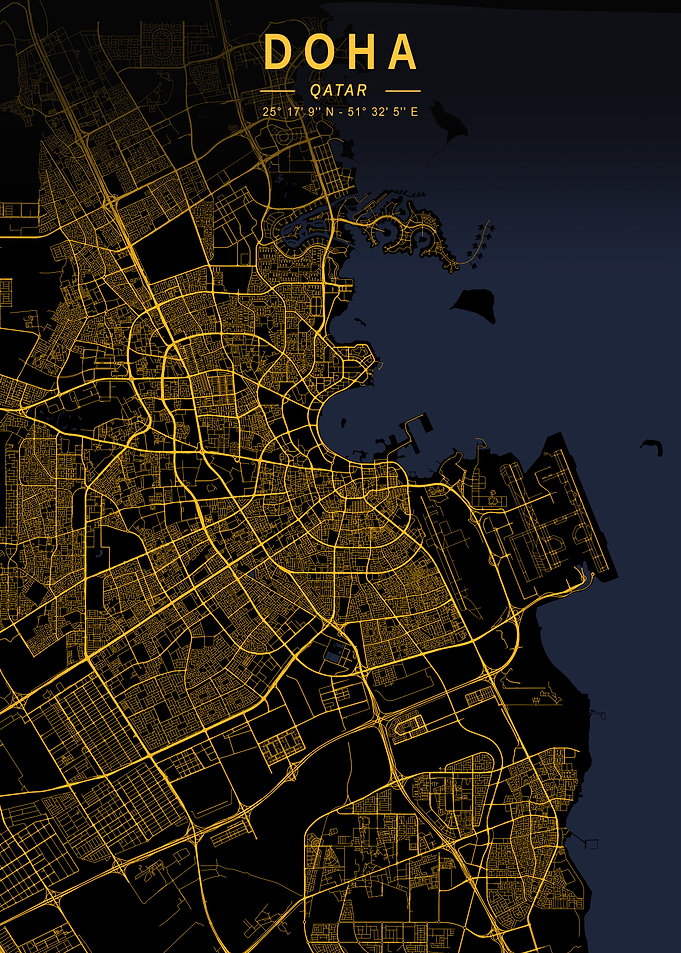 Doha Golden City Map