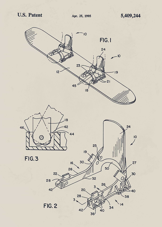 Snowboard Binding Patent