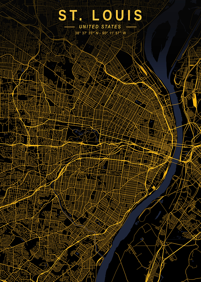 St. Louis Golden City Map