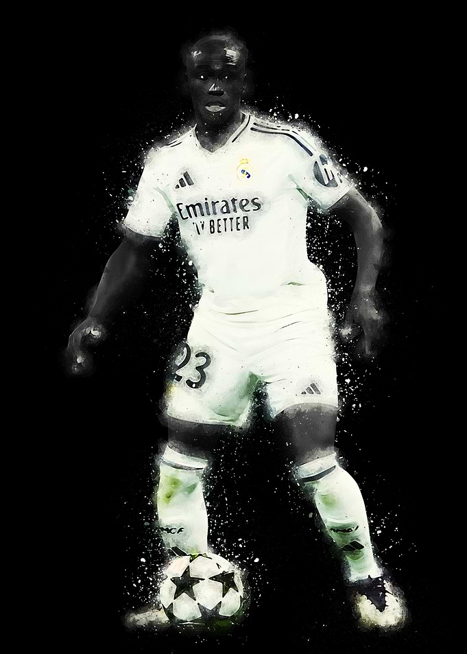 Ferland Mendy Watercolor