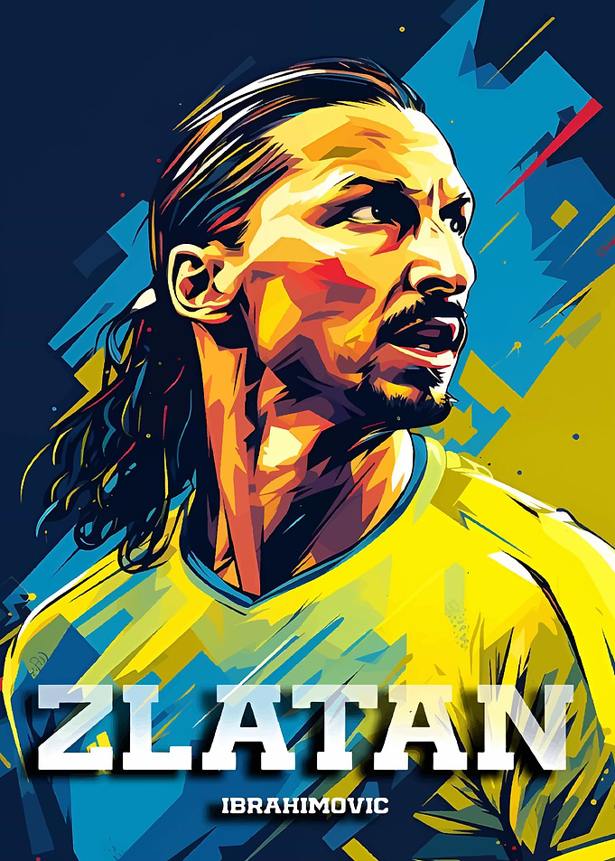 Zlatan Ibrahimovic Portrait