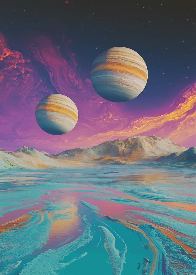 Two Planets Over a Desert