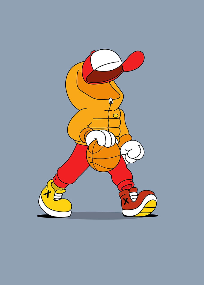 Basketball Player Illustration