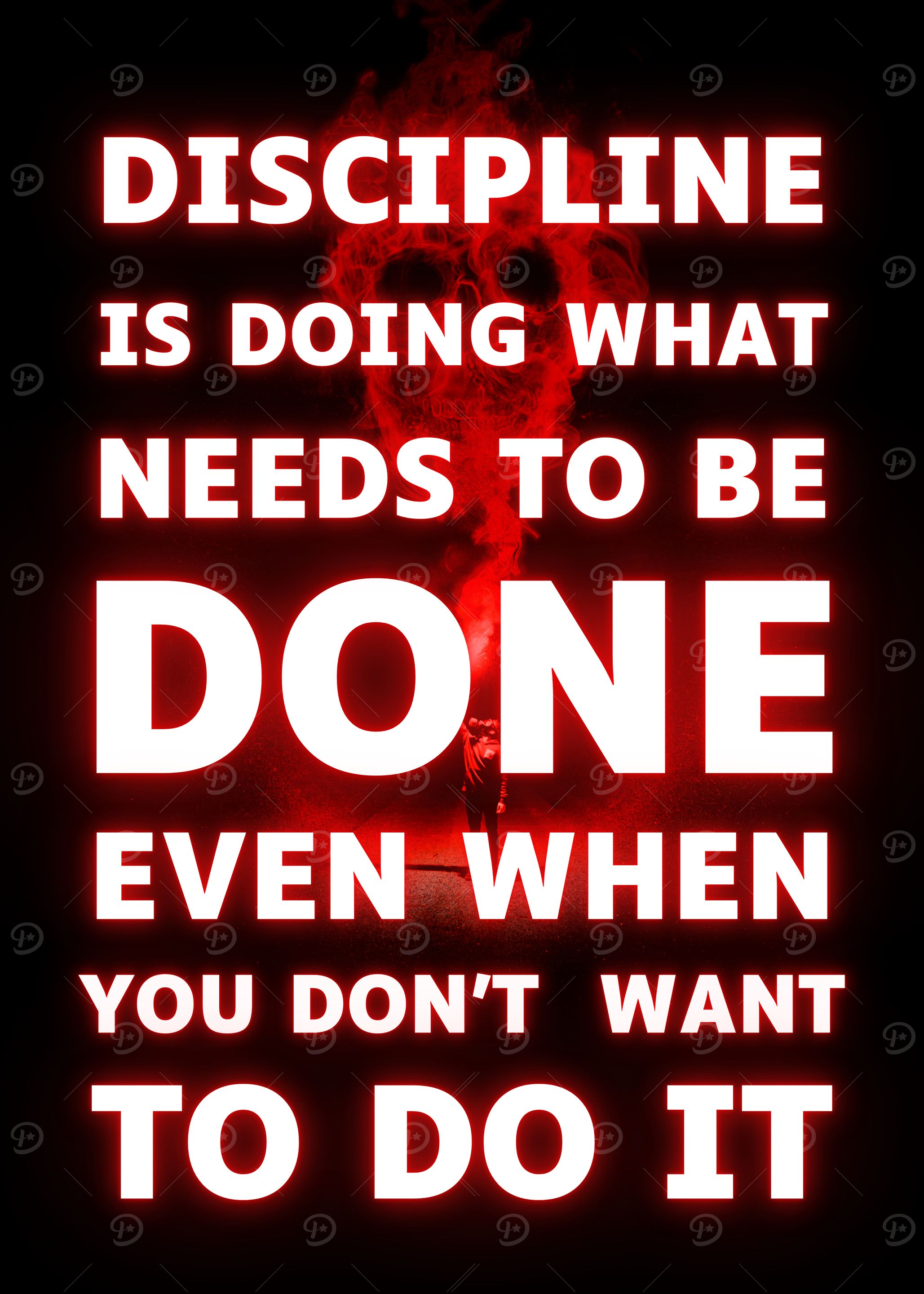 Discipline Quote Poster