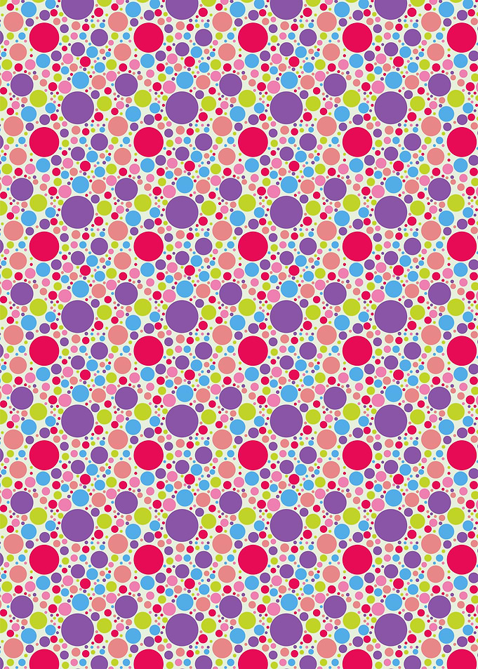 Colorful Polka Dot Pattern
