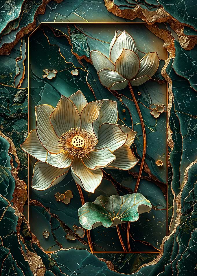 Lotus Flower Art