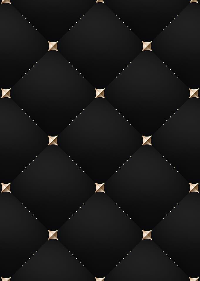 Black and Gold Diamond Pattern