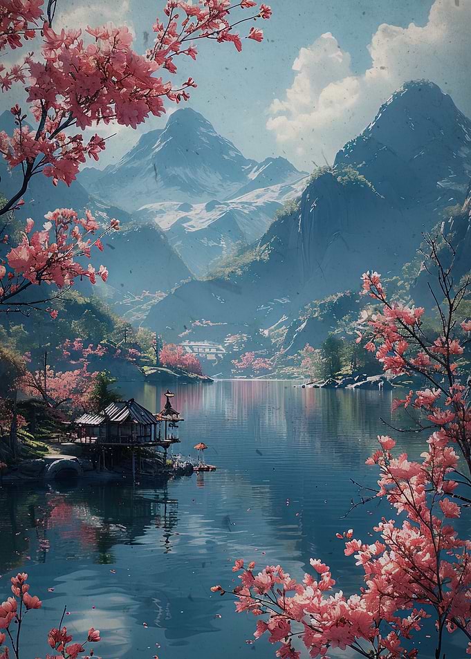 Serene Mountain Lake