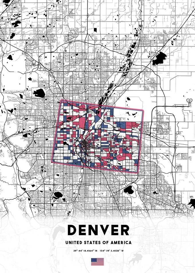 Denver City Map