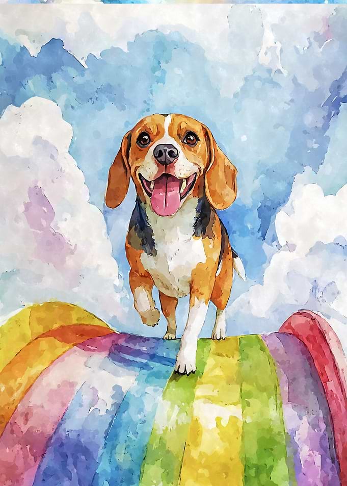 Beagle Rainbow Bridge