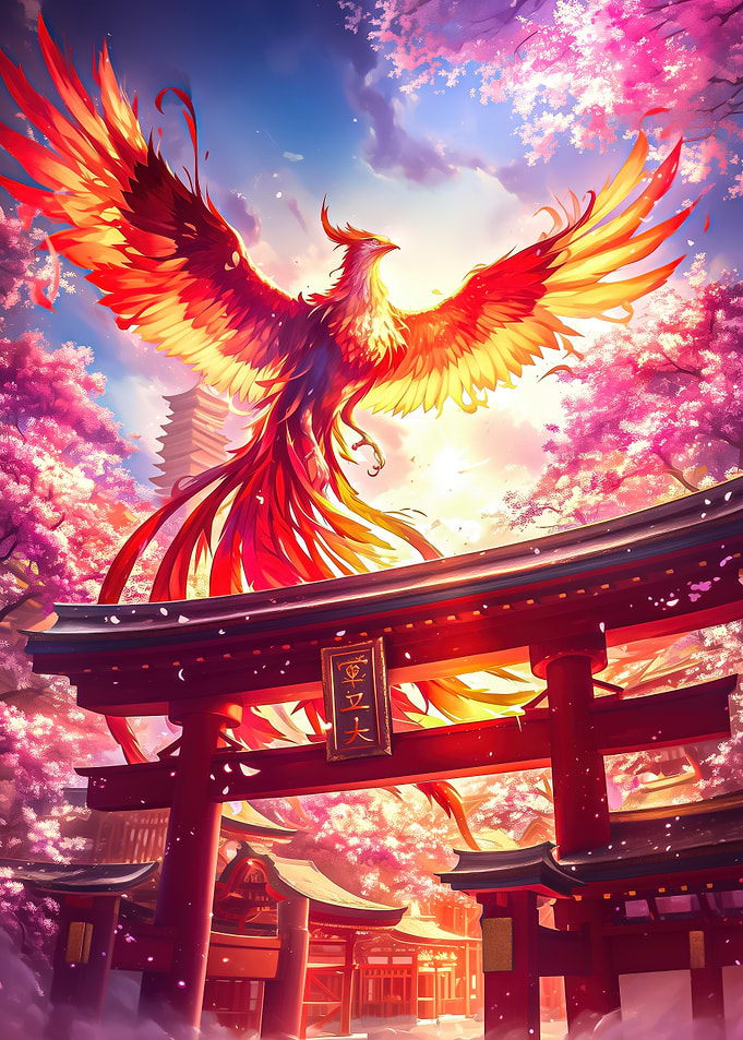 Phoenix Torii Pathway Japa