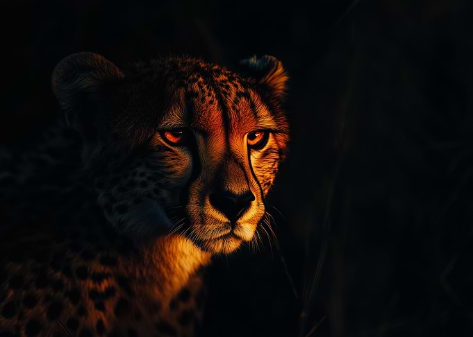 Cheetah in the Dark