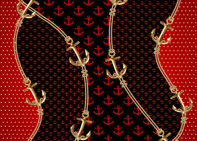 Nautical Anchor Pattern