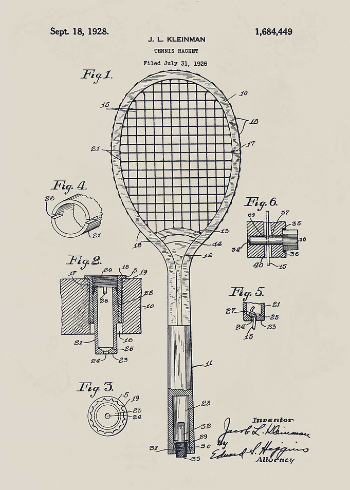 Tennis Racket Patent